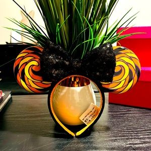 Disney Parks Halloween Sweet & Spooky Lollipop Candy Swirl Minnie Ears 🎃🖤